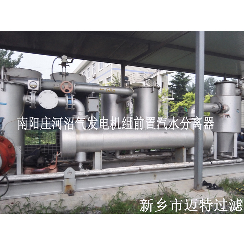 河南南陽垃圾沼氣發(fā)電廠燃燒機(jī)前氣體處理模塊，